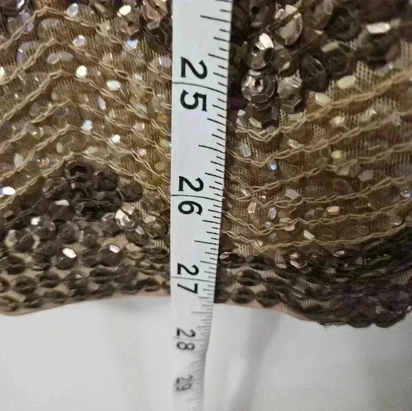Alice and Olivia brown and tan sequin dress! - Picture 13 of 14